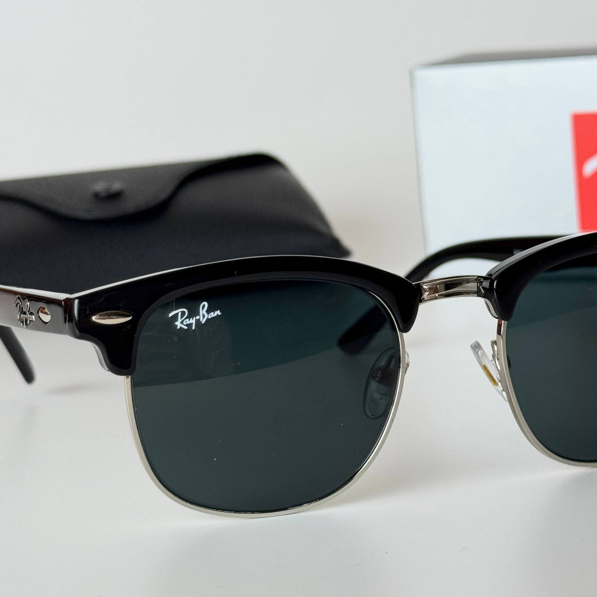 Ray-Ban RB3016 Clubmaster - Silver Black