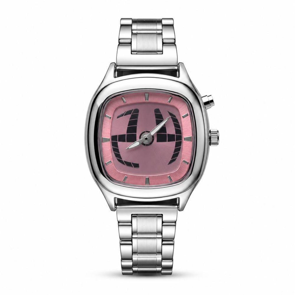 Pintime Mens Retro - Silver Pink