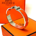 Hermès Clic H - Silver Orange