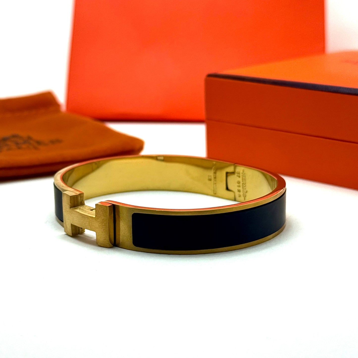 Hermès Clic H - Gold Black