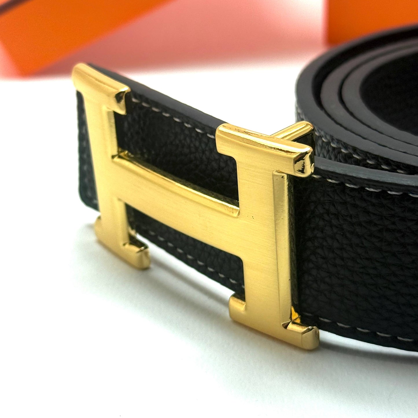 Hermès Constance Belt - Black Gold