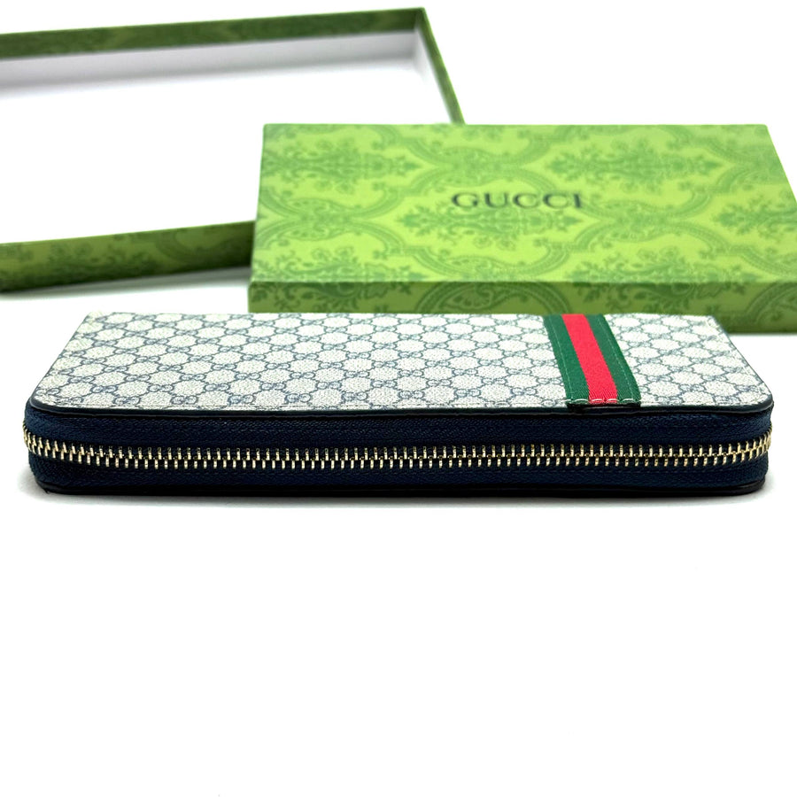 GG Supreme Zip Wallet — Multicolor