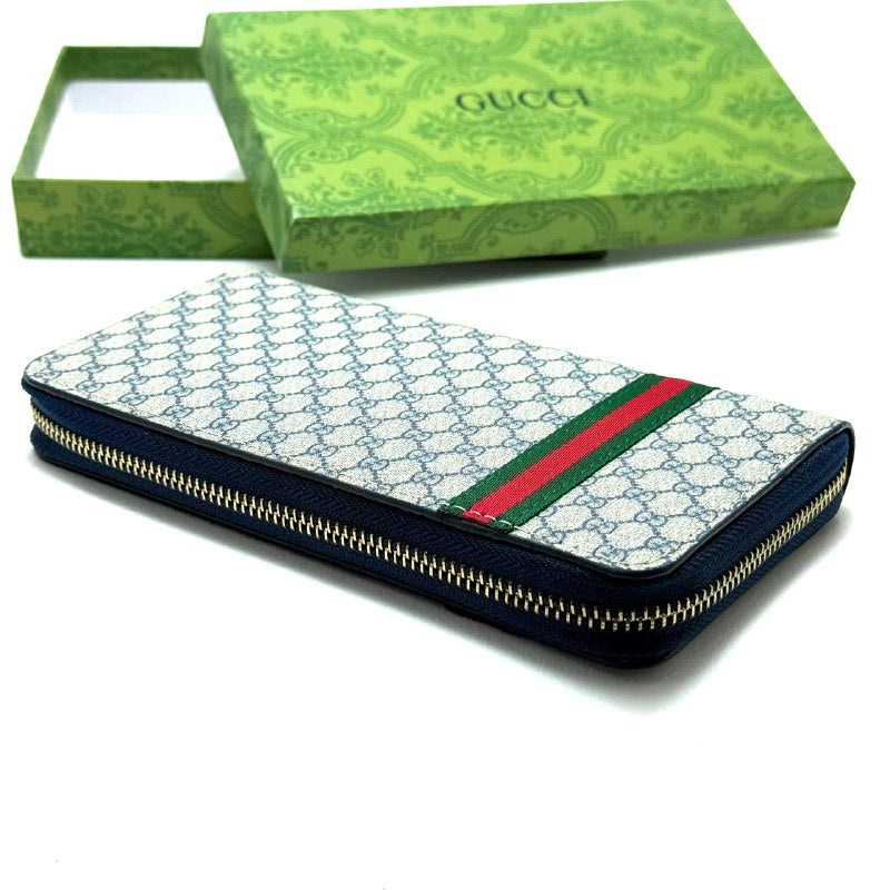 GG Supreme Zip Wallet — Multicolor
