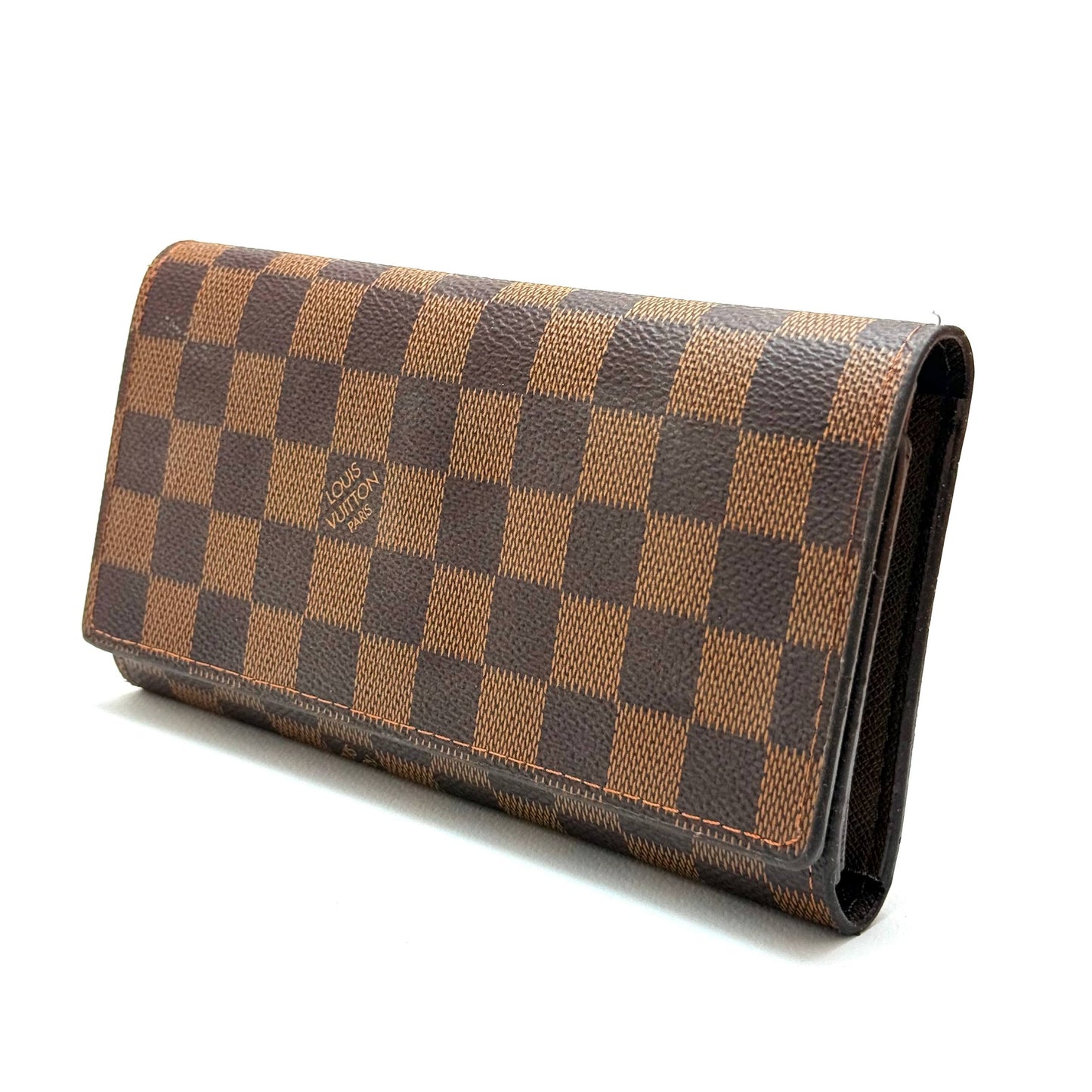 Louis Vuitton Damier Wallet — Brown