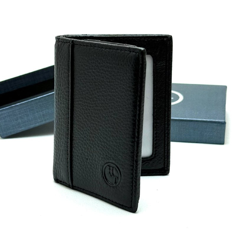 Terre d’Hermès Classic Wallet — Black Leather