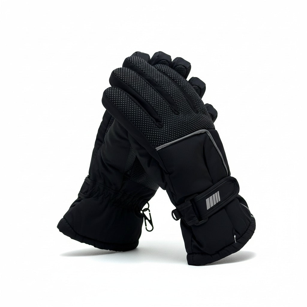 Thermal Winter Gloves – Full Black