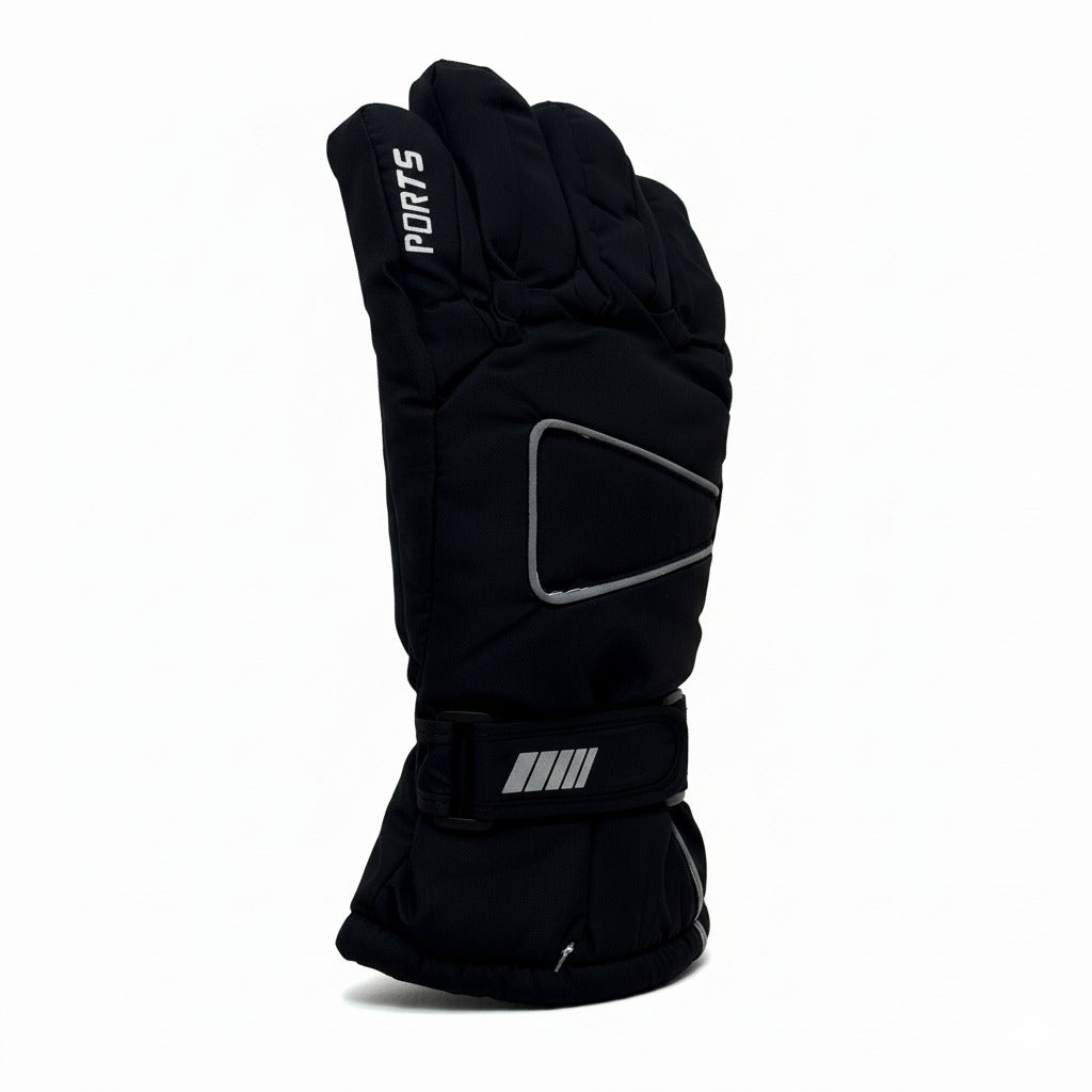 Thermal Winter Gloves – Full Black