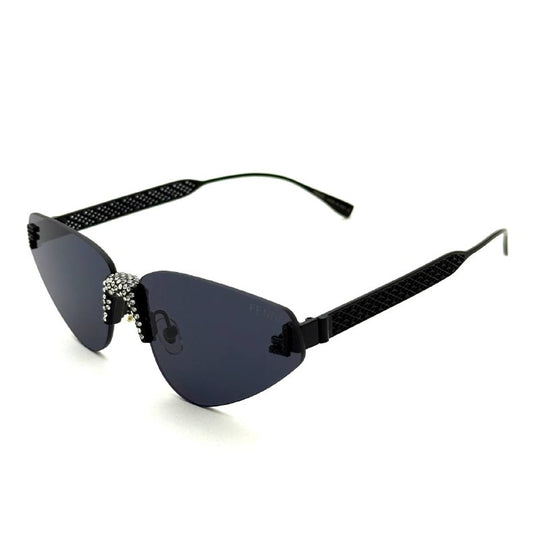 Fendi Cat-Eye Black Crystal
