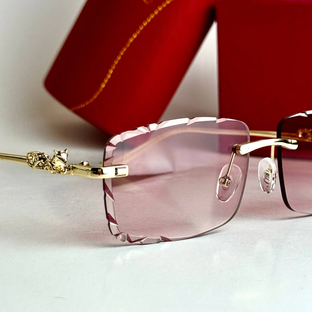 Cartier Rimless CT0486S – Gold Pink