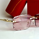Cartier Rimless CT0486S – Gold Pink