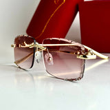 Cartier Rimless CT0486S – Gold Pink