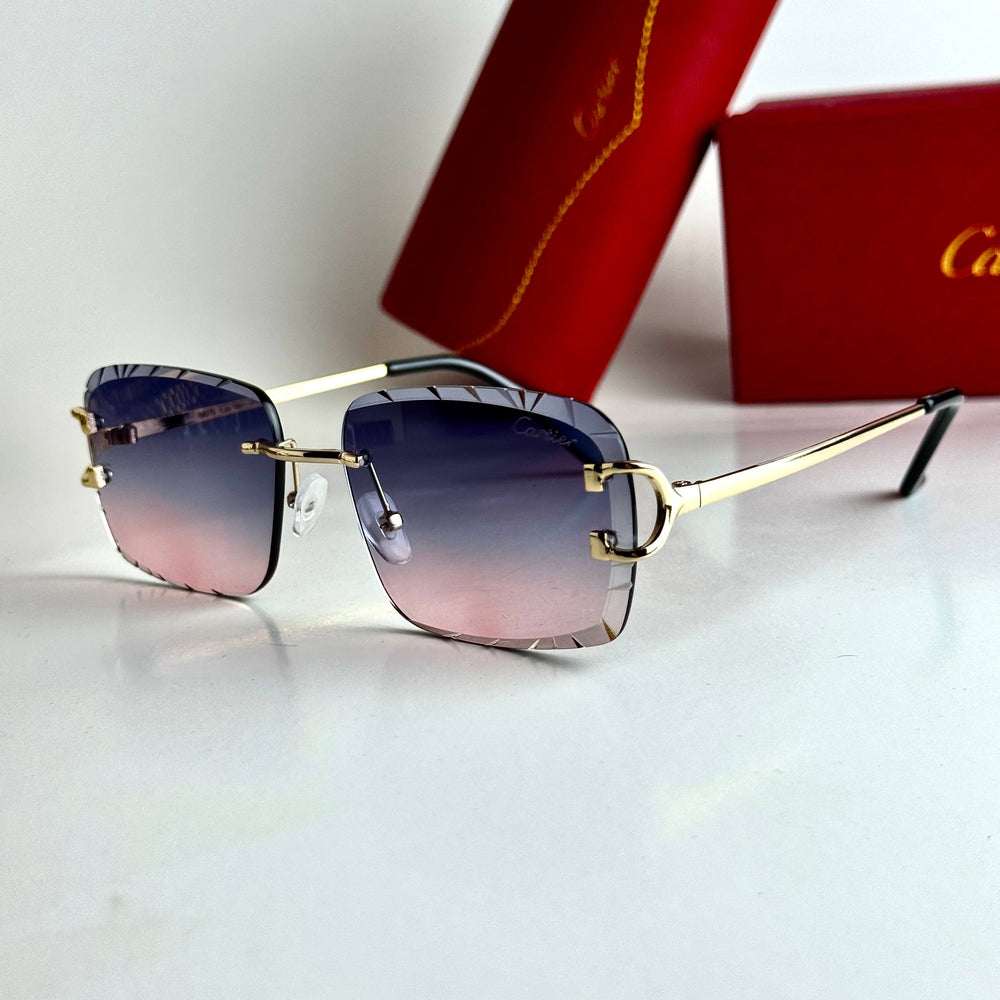 Cartier Rimless CT0528S – Purple Pink Gradient