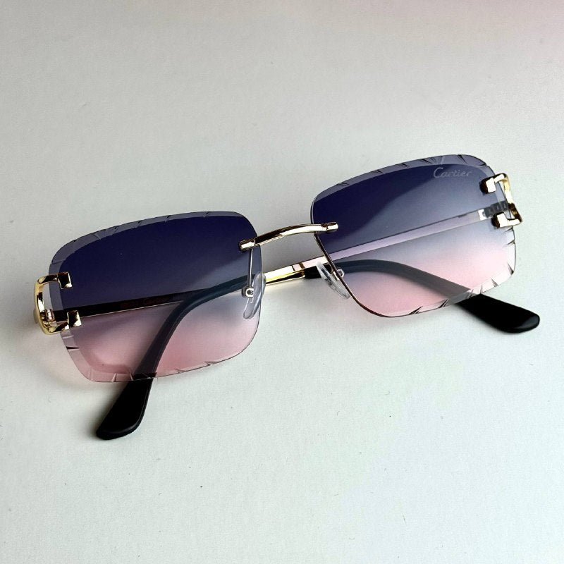 Cartier Rimless CT0528S – Purple Pink Gradient