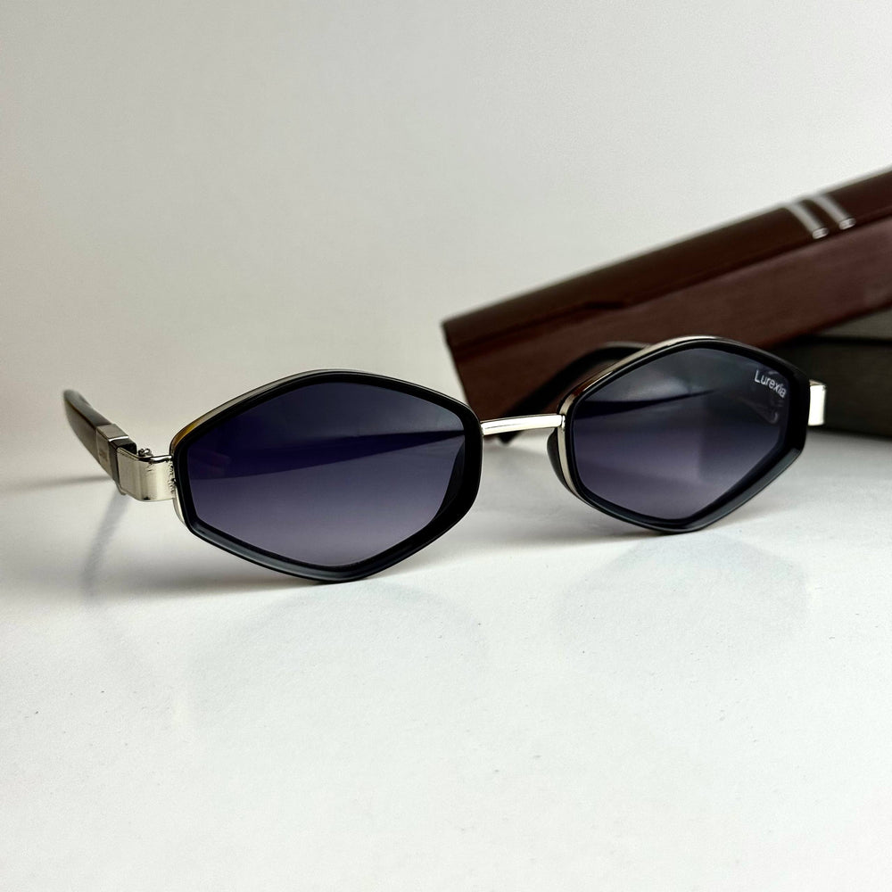 Lurexia Noir Edge – Silver Blue