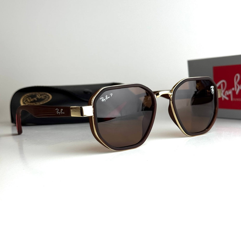 Ray-Ban Ferrari – Gold Brown