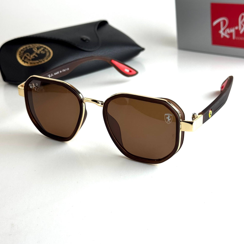 Ray-Ban Ferrari – Gold Brown