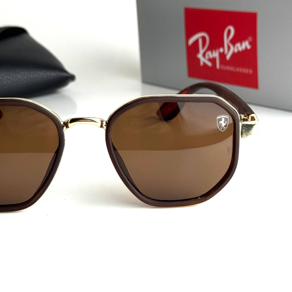 Ray-Ban Ferrari – Gold Brown