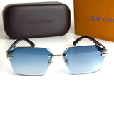 LV Rimless – Silver Blue Gradient