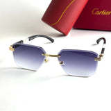 Cartier Geometric CT0431S – Gold Violet Gradient