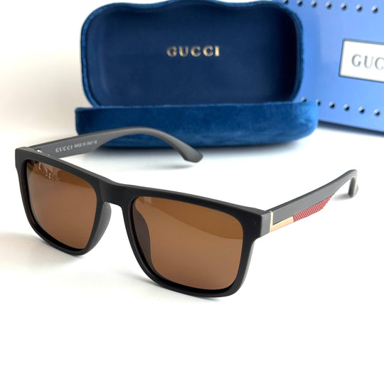 Gucci Rectangular – Black Brown