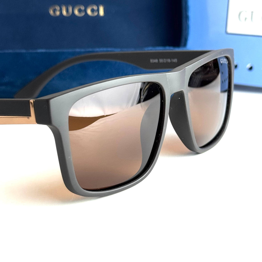Gucci Rectangular – Black Brown