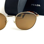 Prada Milano Round – Gold Brown