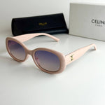 Celine Triomphe Oval – Blush Pink