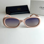 Celine Triomphe Oval – Blush Pink