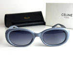 Celine Triomphe Oval - Sky Blue