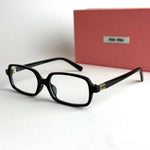 Miu Miu Rectangular Regard – Black Optical