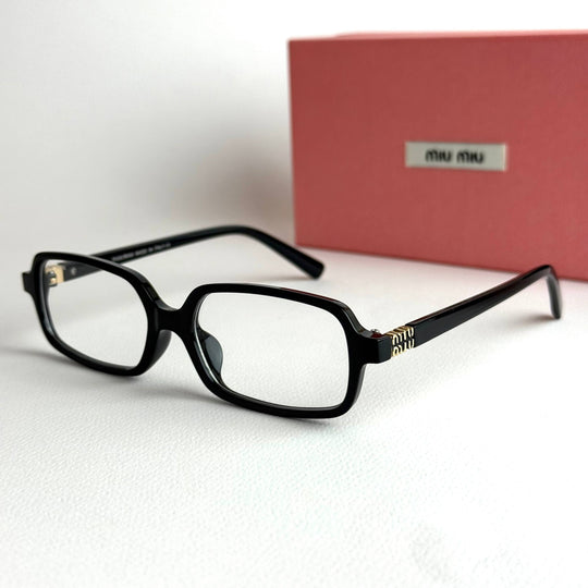 Miu Miu Rectangular Regard – Black Optical