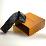 Louis Vuitton Damier Canvas Belt – Matte Black