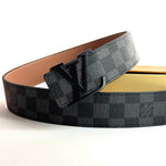 Louis Vuitton Damier Canvas Belt – Matte Black