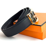 Hermès Classic Buckle Belt – Black / Gold