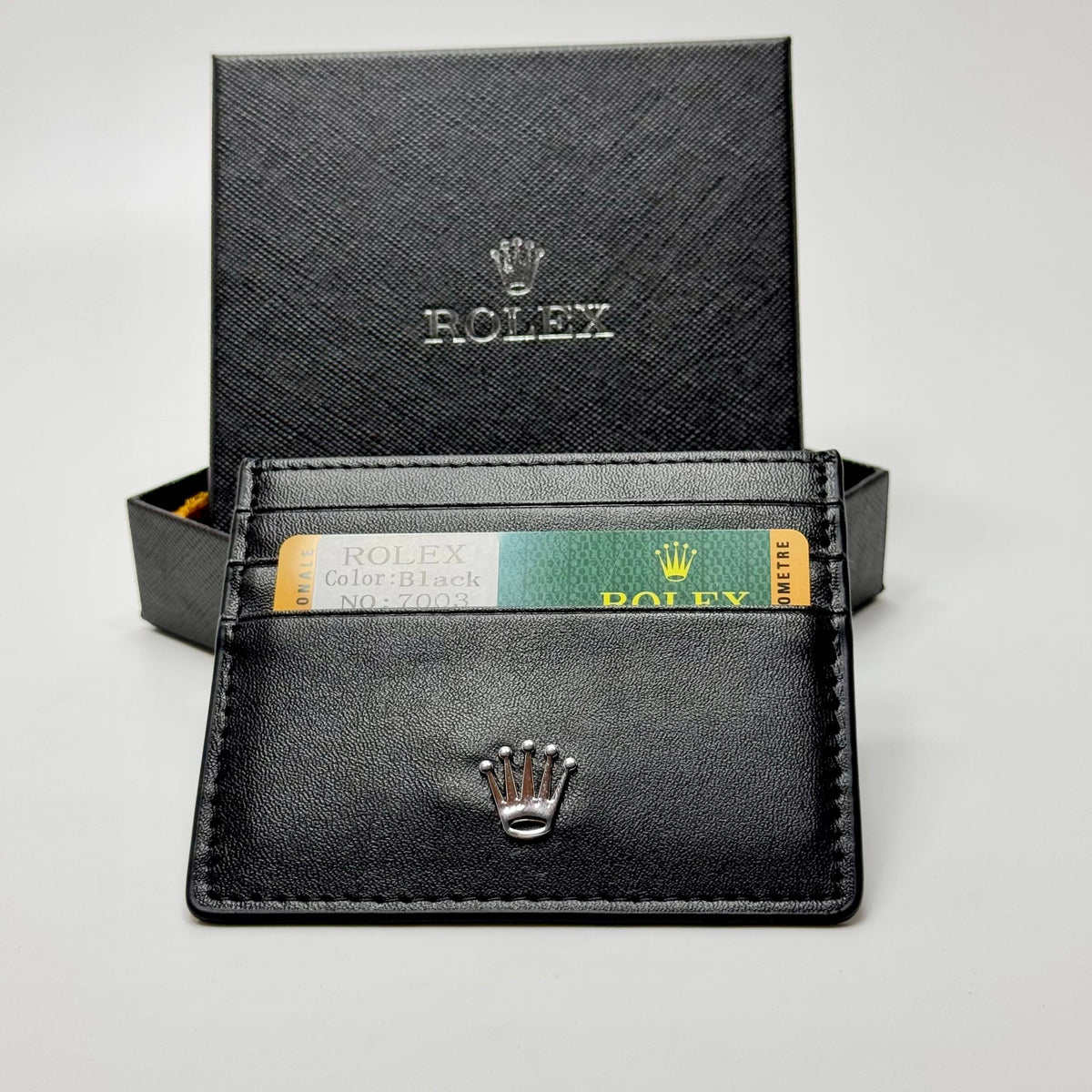 Rolex Crown Card Holder – Black