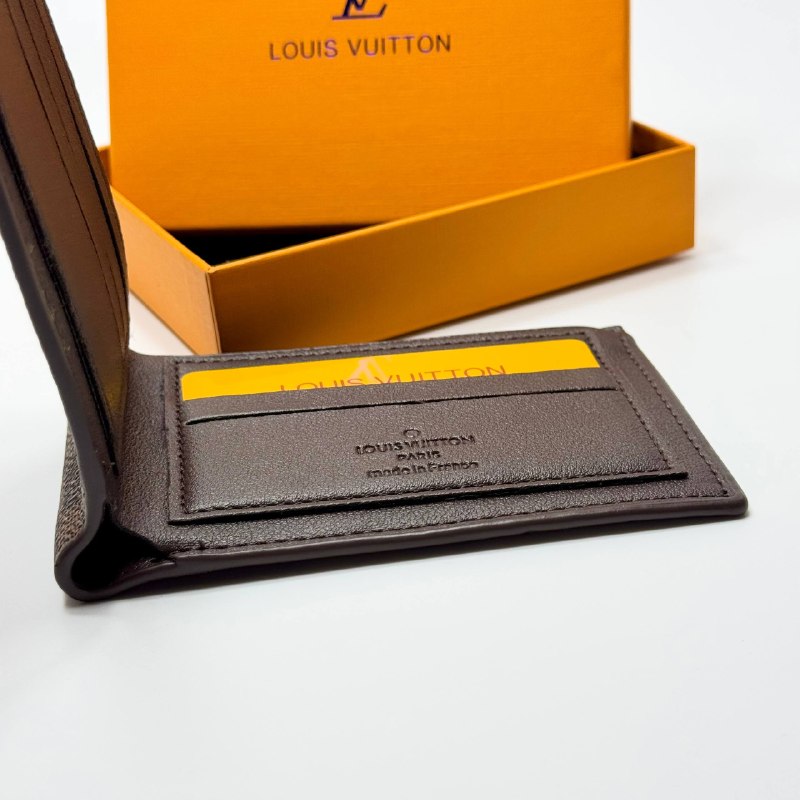 Louis Vuitton Damier Ebene Bifold Wallet – Coffee Brown