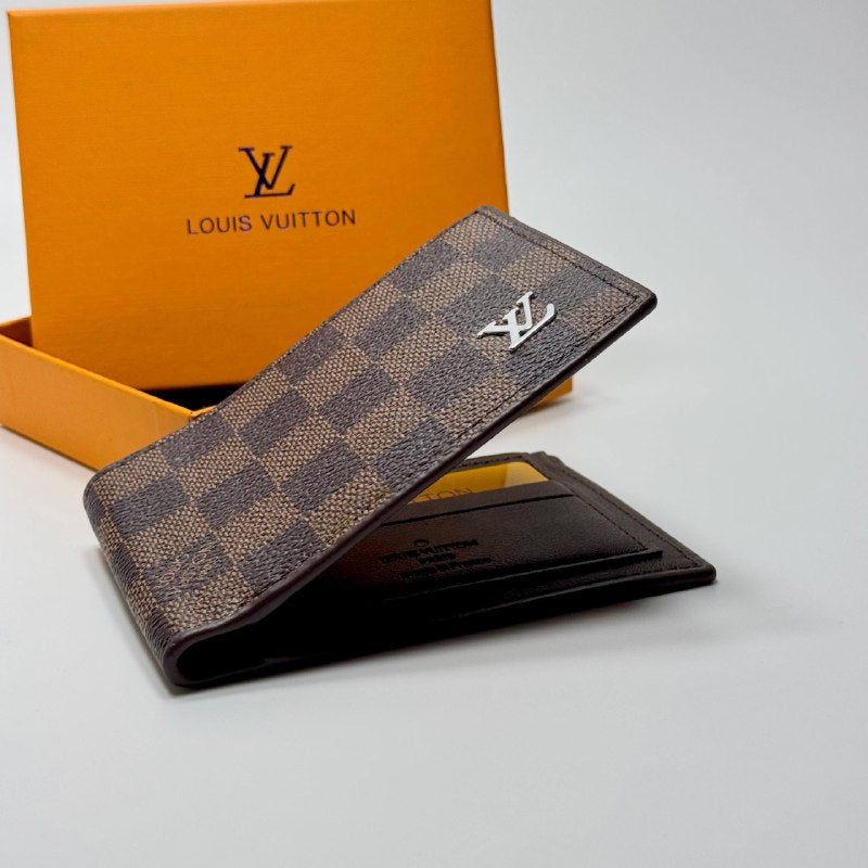 Louis Vuitton Damier Ebene Bifold Wallet – Coffee Brown