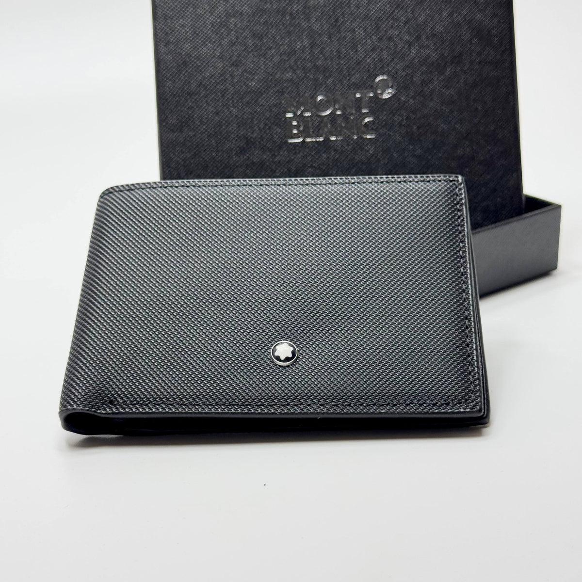 Montblanc Textured Bifold Wallet – Black