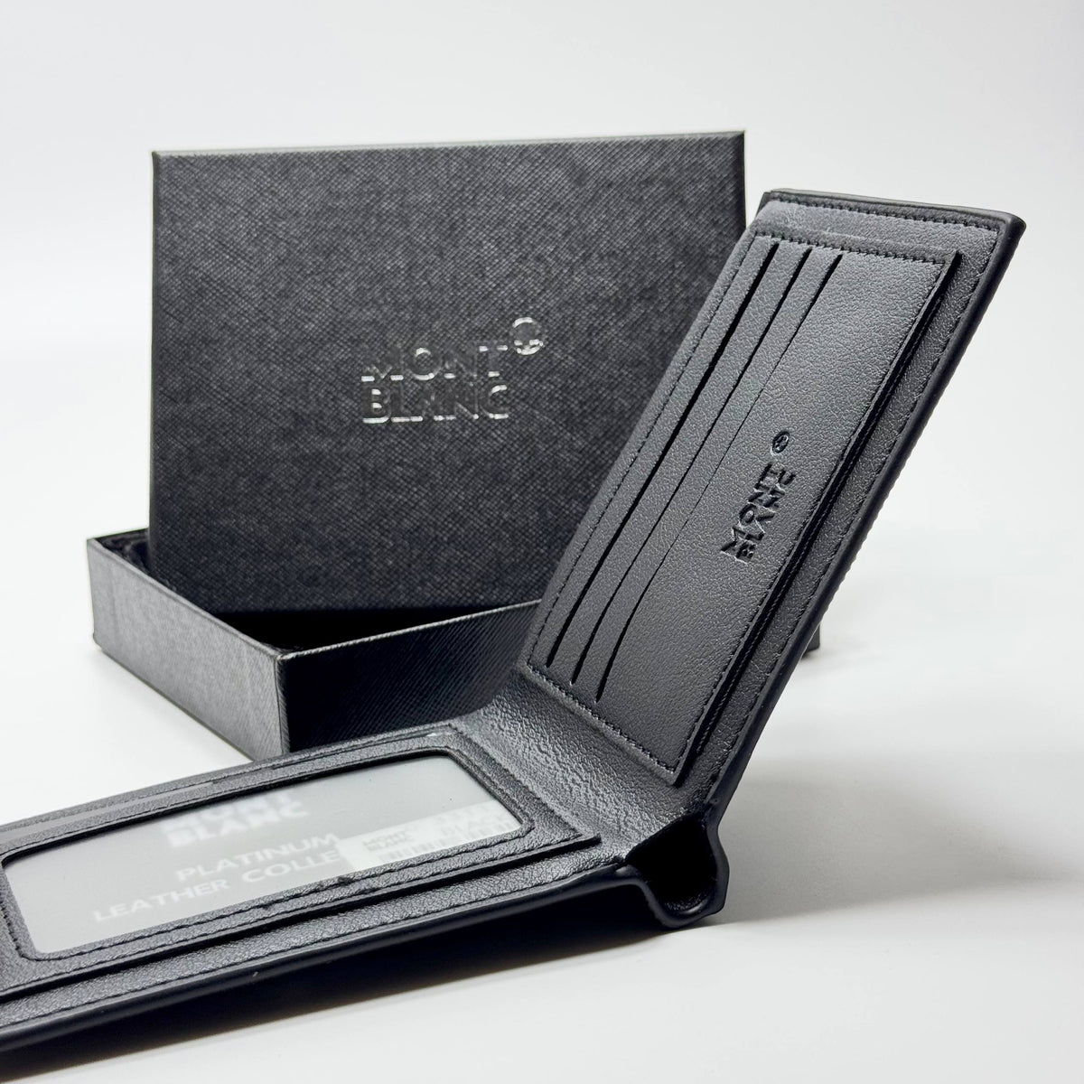Montblanc Textured Bifold Wallet – Black