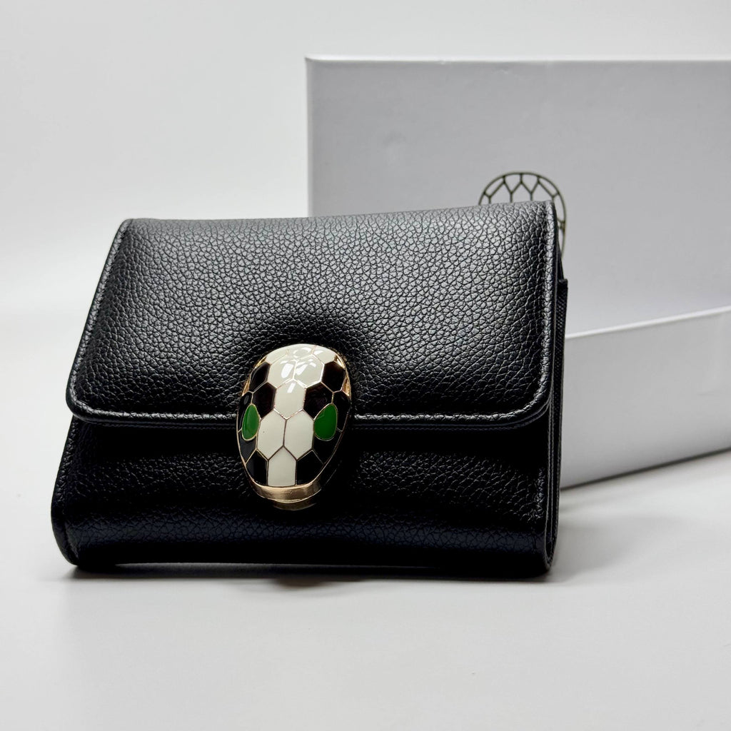 Bvlgari Forever Flap Wallet – Black