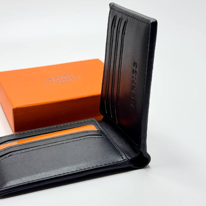 Hermès H Stitch Bifold Wallet – Black