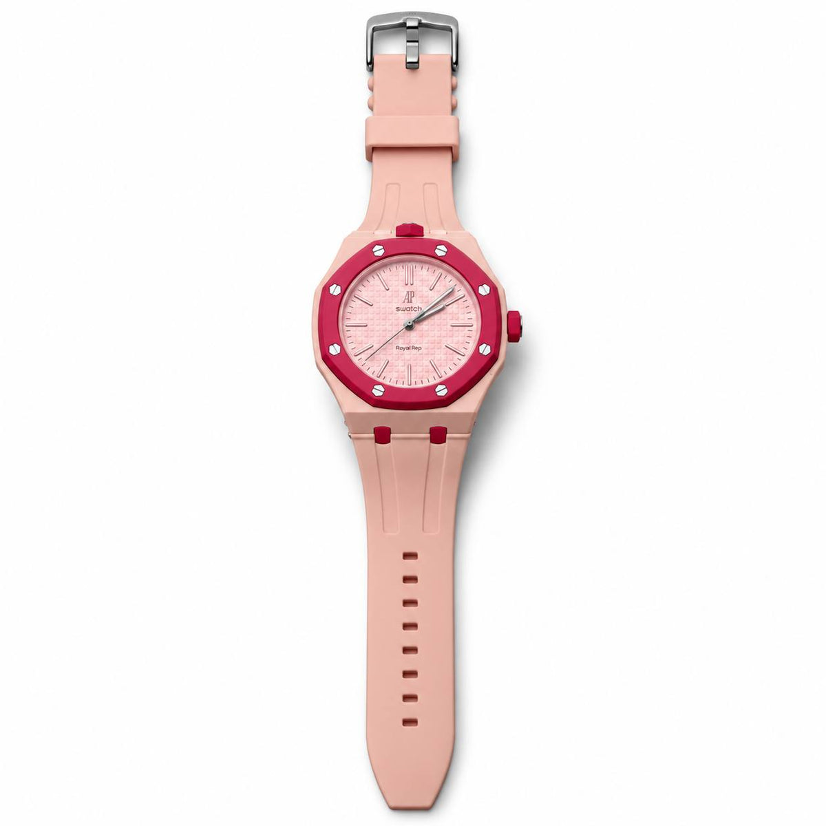 Swatch Royal Oak Style – Pink Fuchsia