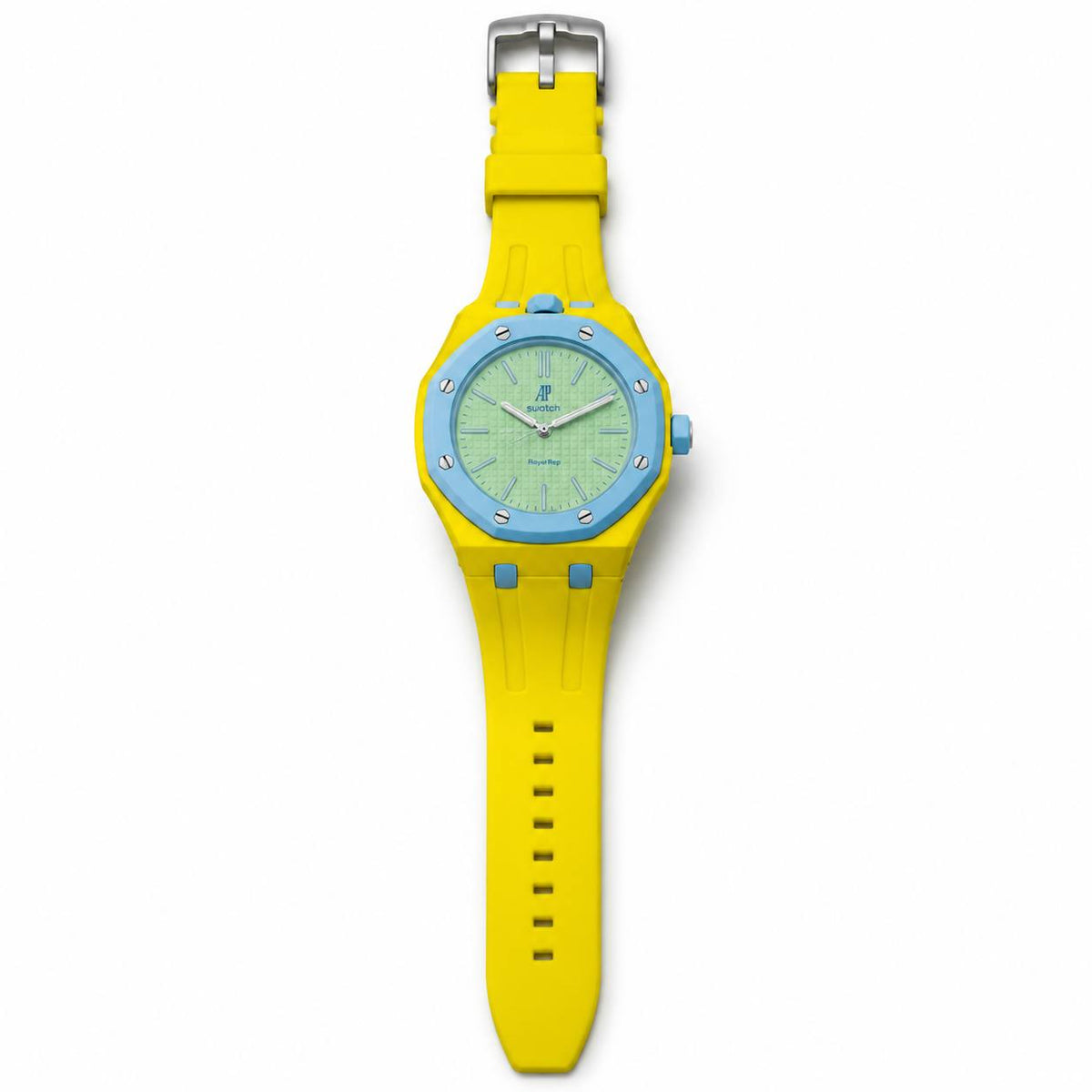 Swatch Royal Oak Style – Yellow Blue Green