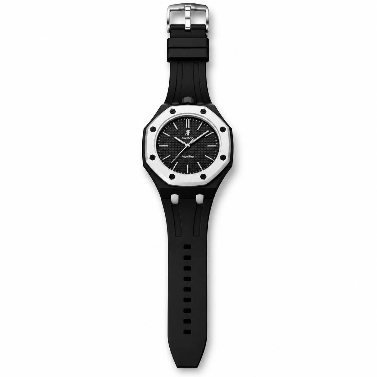 Swatch Royal Oak Style – Black White