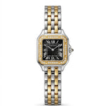 Panthère de Cartier – Silver Diamond Gold Black Dial