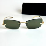 Bottega Veneta Rimless – Gold Green