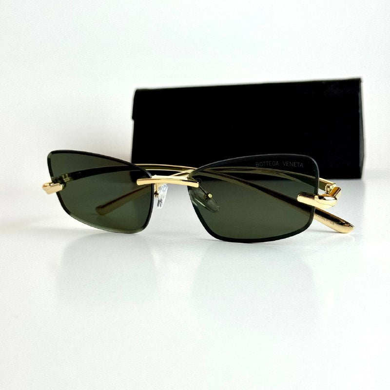 Bottega Veneta Rimless – Gold Green