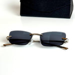 Bottega Veneta Rimless – Silver Black