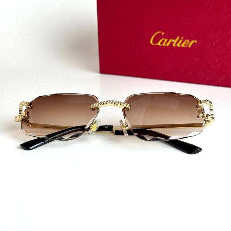 Cartier CT0518S – Gold Brown Gradient