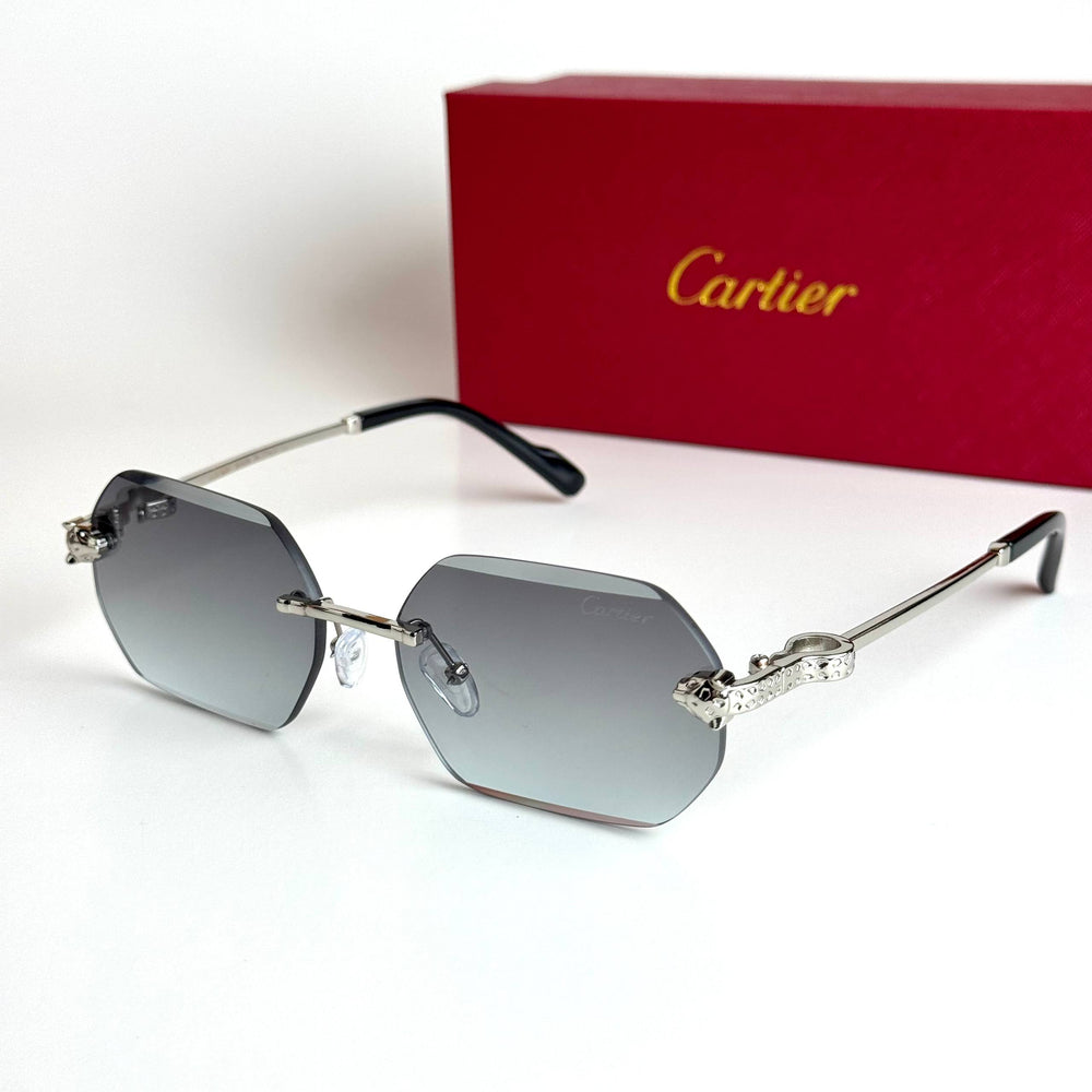 Cartier CT0468S – Silver Green Gradient